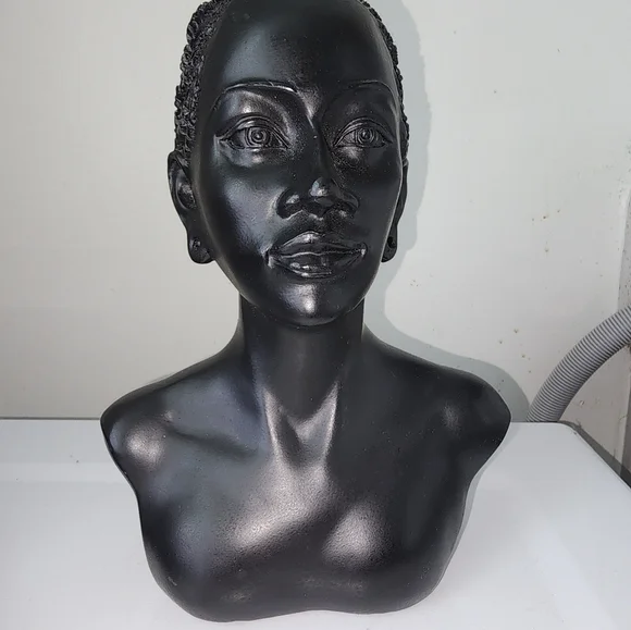 African Art Sculptures, Creative African American Bust, - Picture 5 of 5